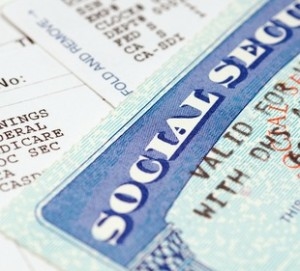 Social security cards with statements.